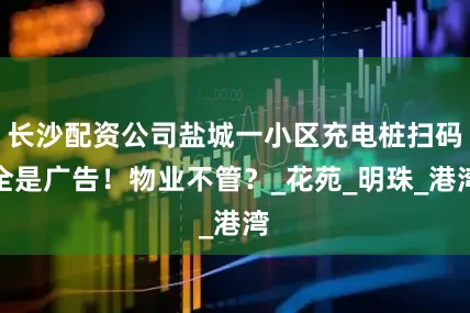 长沙配资公司盐城一小区充电桩扫码全是广告！物业不管？_花苑_明珠_港湾